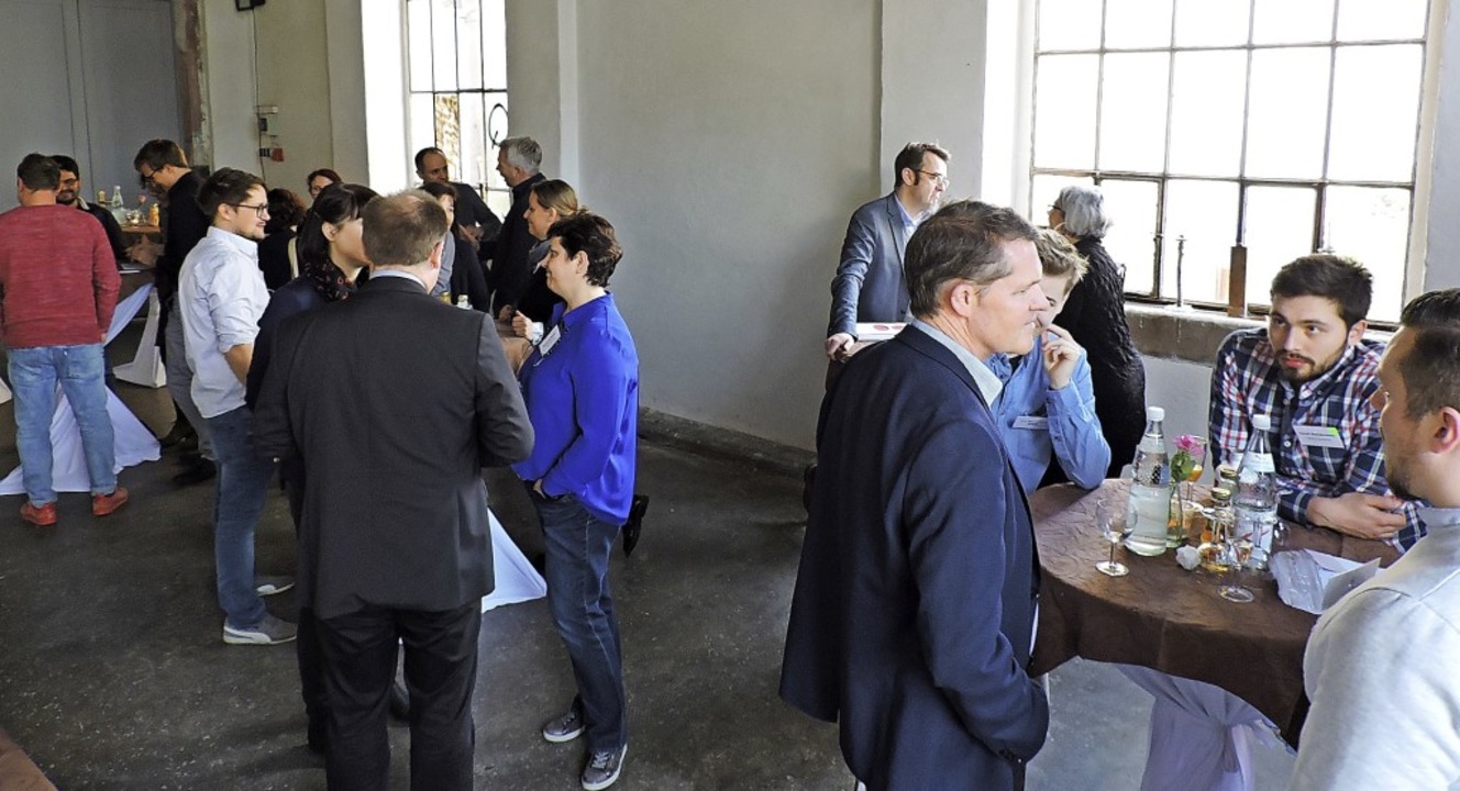 &#8222;Neugier trifft Erfahrung&#8220;... Unternehmer und Wirtschaftsfrderer.   | Foto: Sylvia Sredniawa