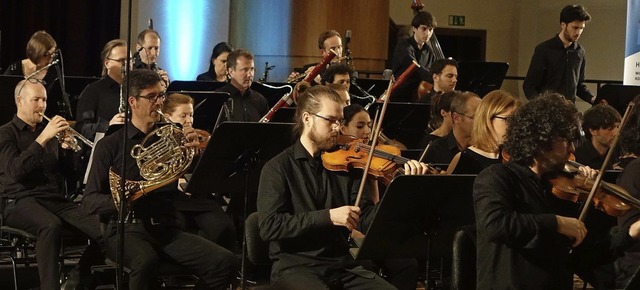 Das Kammerorchester Basel fhrte beim ...n Wettbewerbskonzert drei Stcke auf.   | Foto: Roswitha Frey
