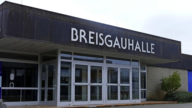 Die Breisgauhalle war laut Bürgermeist... bei einer Veranstaltung im März ist. | Foto: Jörger Die Breisgauhalle war laut Bürgermeist... bei einer Veranstaltung im März ist. | Foto: Jörger