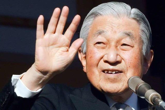 In Japan beginnt bald eine neue Zeitrechnung, denn der Kaiser dankt ab