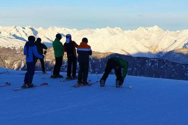 Fotos: Skifahren am Hochzeiger im sterreichischen Pitztal