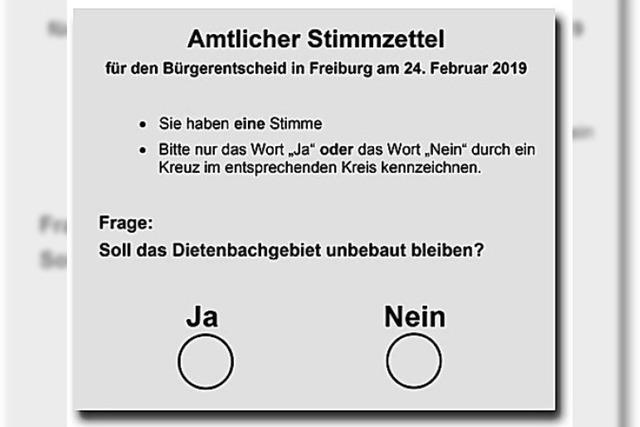 Heute geht’s um Dietenbach