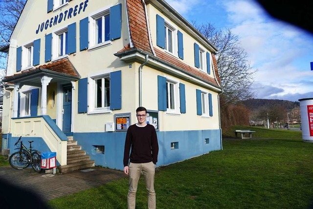 Jugendgemeinderat Benedikt  Falk mcht...ger dazu motivieren zur Wahl zu gehen.  | Foto: Michael Maier
