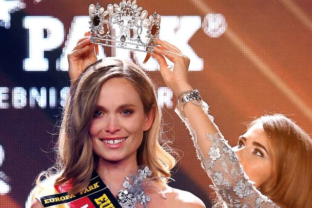 Nadine Berneis aus Stuttgart ist die neue Miss Germany.  | Foto: dpa