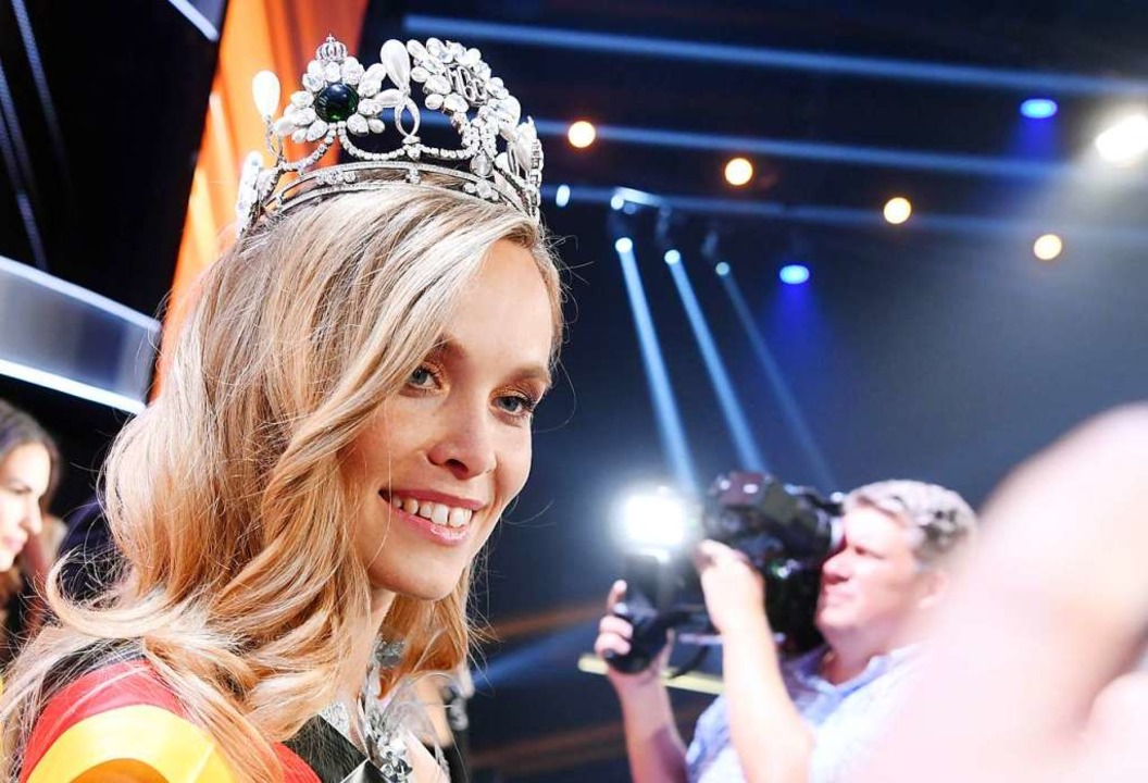 Nadine Berneis aus Stuttgart ist die neue Miss Germany.  | Foto: dpa