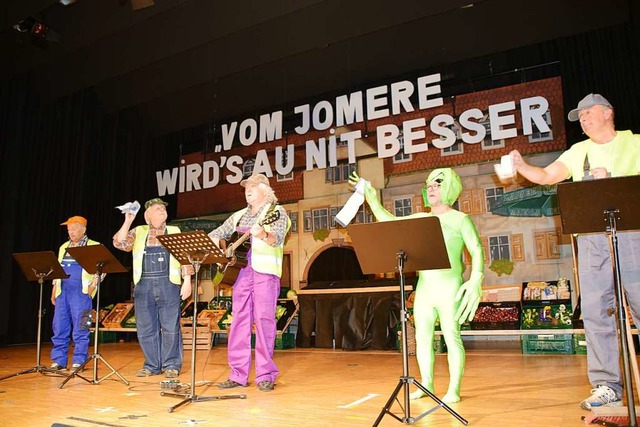 &#8222;Buona notte, Brgermeister. Du ...stof Nitz in Schopfheim ausgelst hat.  | Foto: Stefan Ammann