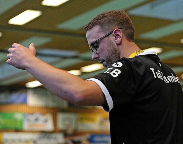 Trainer Tobias Buchholz war nicht ganz zufrieden.   | Foto: Pressebro Schaller