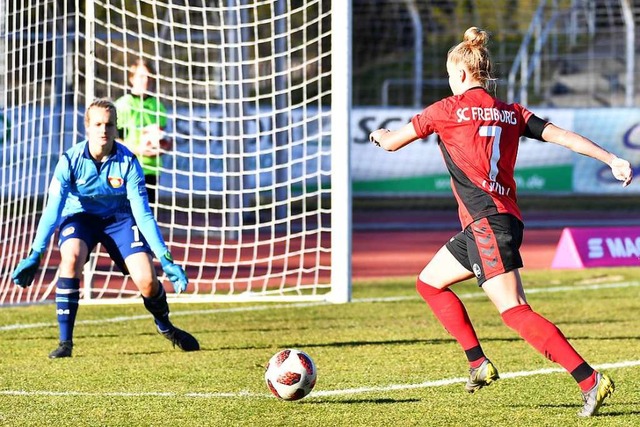 Wird nur noch in dieser Saison fr das...C Freiburg am Ball sein: Giulia Gwinn   | Foto: achim keller