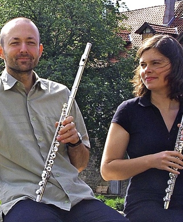 Anne-Sophie Hartzer und Vincent Thuet  spielten in der Christuskirche.   | Foto: Veranstalter