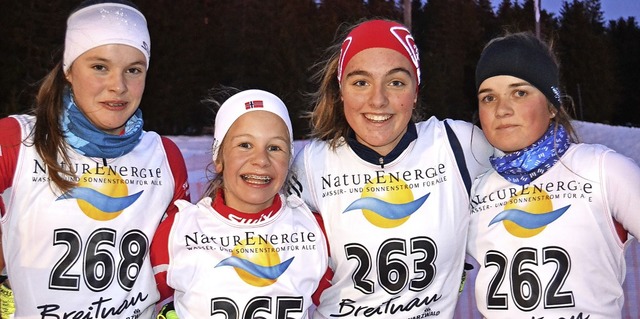 Bei den Mdchen U 14/15 gewann Leonie ...a Strecker (links) und Janna Klimpel.   | Foto: junkel