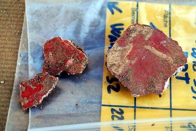 Archäologen finden 1800 Jahre alte Scherben aus der Römerzeit in Badenweiler