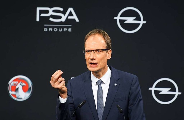 Michael Lohscheller, Vorstandsvorsitzender der Opel Automobile GmbH   | Foto: DPA