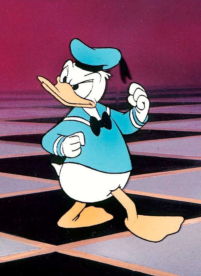 Donald Duck &#8211; eine Comicfigur.  | Foto: dpa