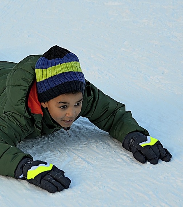 Yeah! Schn ist&#8217;s im  Schnee fr Pollengeplagte.  | Foto: Anita Fertl