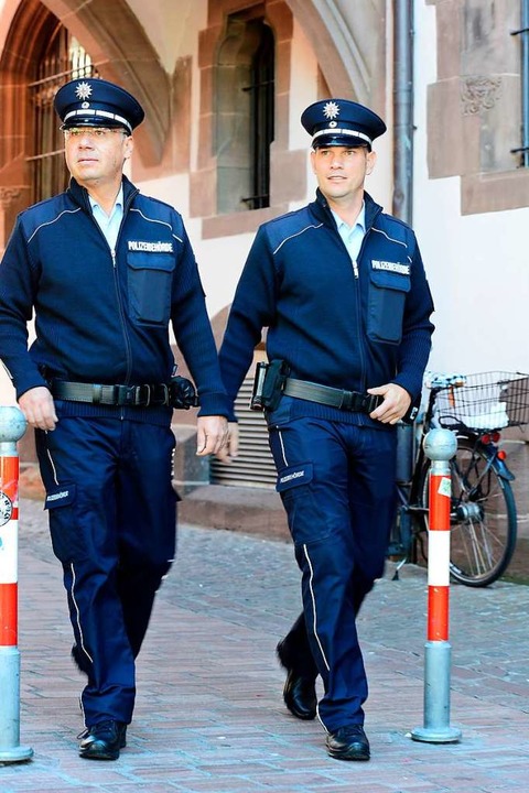 Bekommen sechs neue Stellen: Freiburgs Vollzugsdienst (Archivbild).  | Foto: Ingo Schneider