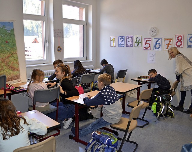 Nachmittagsbetreuung in der Hrnleberg-Grundschule in Winden.  | Foto: Nikolaus Bayer