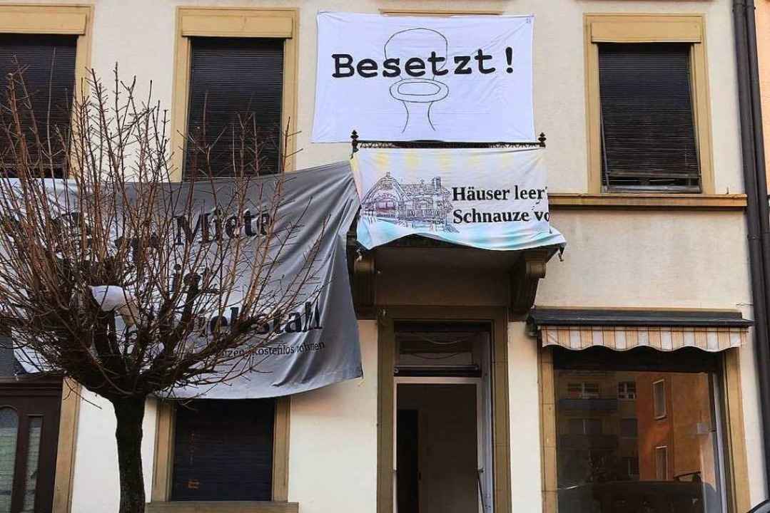 Das besetzte Haus in der Klarastra�e 17  | Foto: Sergio Schmidt