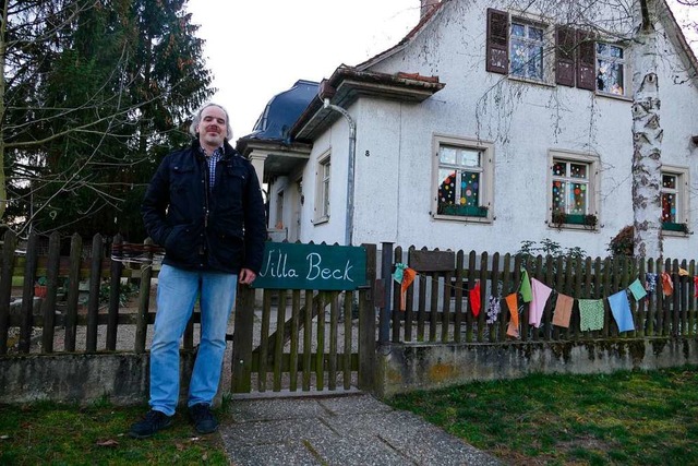 Wnscht sich, dass die Villa Beck erhalten bleibt: Carsten Neumeister.  | Foto: Ulrike Derndinger