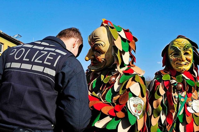 Die Polizei hat sich in Bad Sckingen ... der Fasnacht vorbereitet (Symbolbild)  | Foto: Thomas Kunz