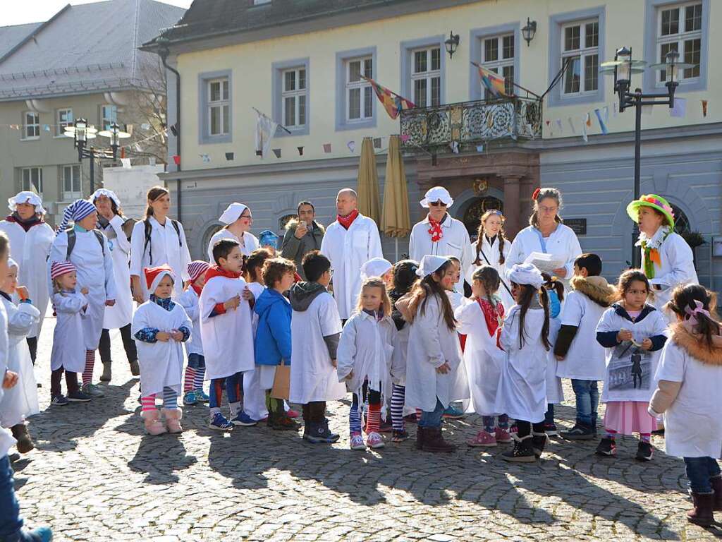 Die Narren haben auch in Emmendingen ber die tollen Tage die Macht bernommen.