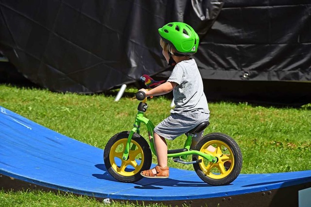Der kleine Junge wollte mit seinem Lau...n die Polizei vorher auf (Symbolbild). | Foto: Foto: Eurobike Friedrichshafen /Felix Kästle Der kleine Junge wollte mit seinem Lau...n die Polizei vorher auf (Symbolbild). | Foto: Foto: Eurobike Friedrichshafen /Felix Kästle