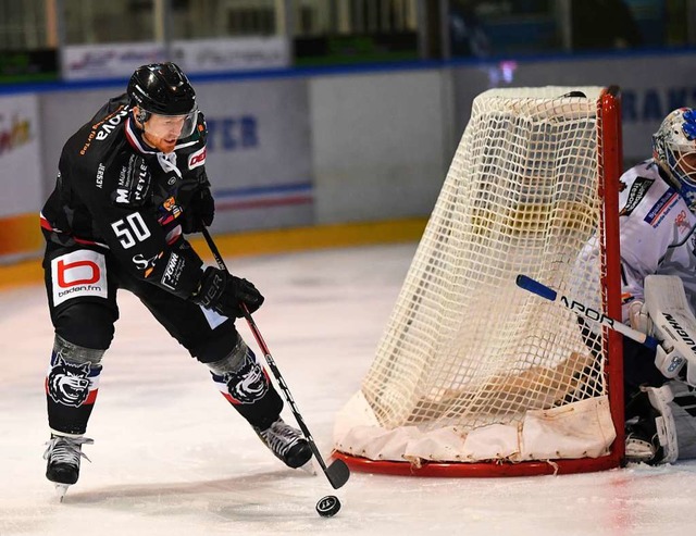 Jozef Balej &#8211; hier noch mit der ...zuletzt dreifach fr den EHC Freiburg.  | Foto: Patrick Seeger