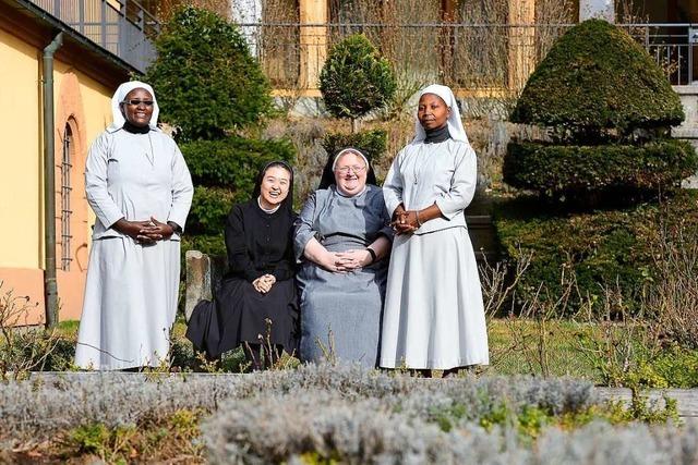 Gastschwestern aus Korea, Burundi und Indien leben im Kloster St.Lioba