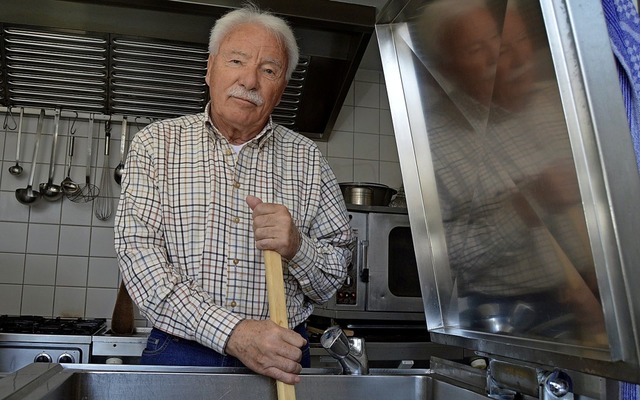 Der frhere Chef des  Gasthauses zum K... das Kochen knftig erleichtern soll.   | Foto:  zet