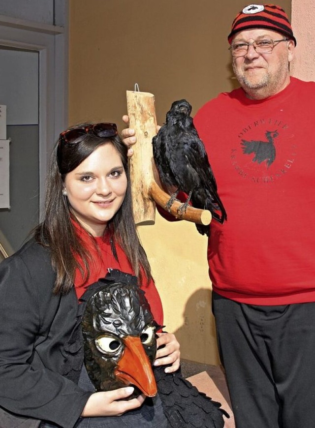 Damit es fr Ortsfremde auch eindeutig...ter Bernd sorgfltig in Szene gesetzt.  | Foto: Babette Staiger