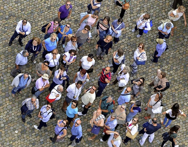So viele Touristen wie nie zuvor kamen 2018 nach Freiburg.  | Foto:  Bamberger
