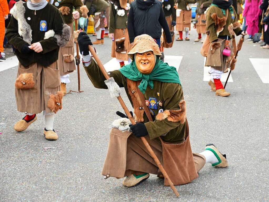 Heiter ging’s beim Fasnetumzug in Buchenbach zu.