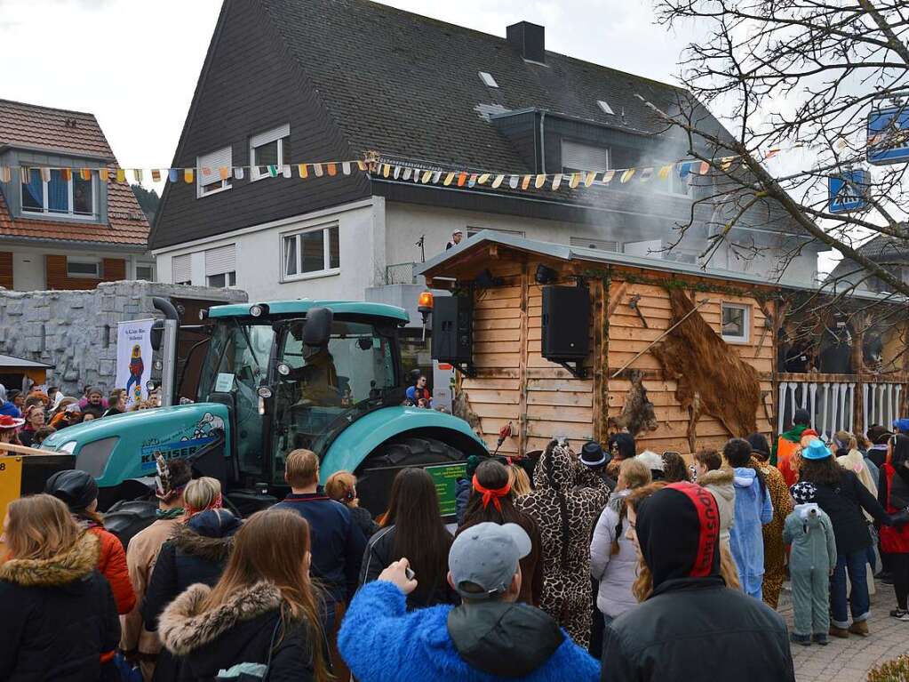 Heiter ging’s beim Fasnetumzug in Buchenbach zu.