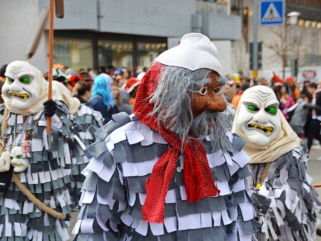 Heiter ging’s beim Fasnetumzug in Buchenbach zu.