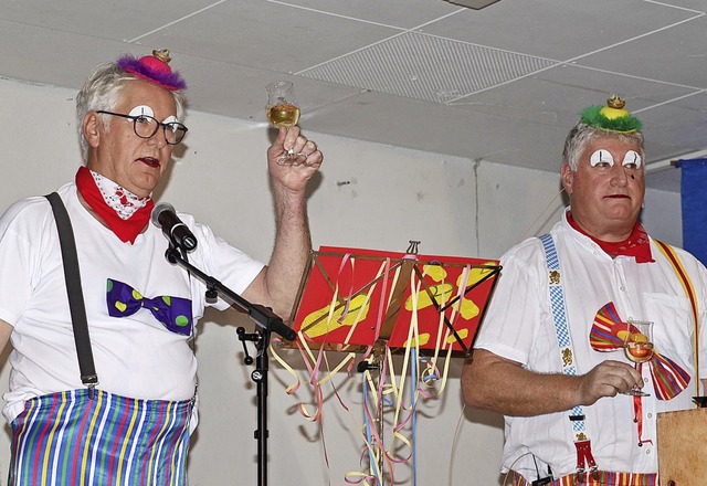 Rainer und Otmar Fischer  als &#8222;Limbli &amp; Stimbli&#8220;  | Foto: Roland Vitt