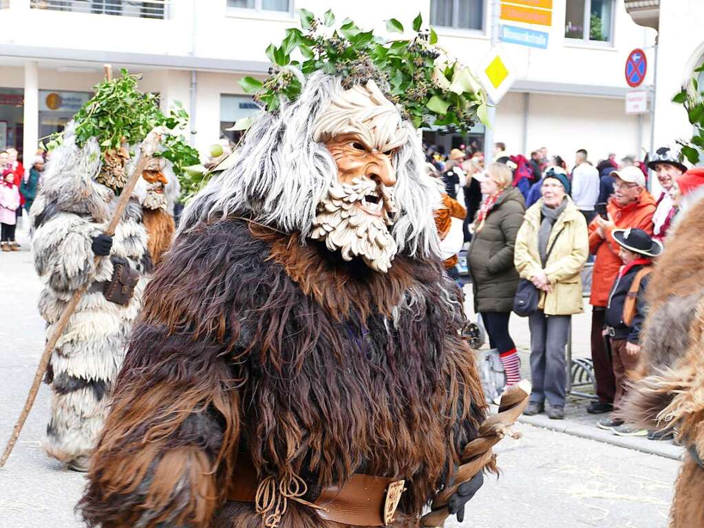 Fasnetsumzug am Sonntagnachmittag in Waldkirch