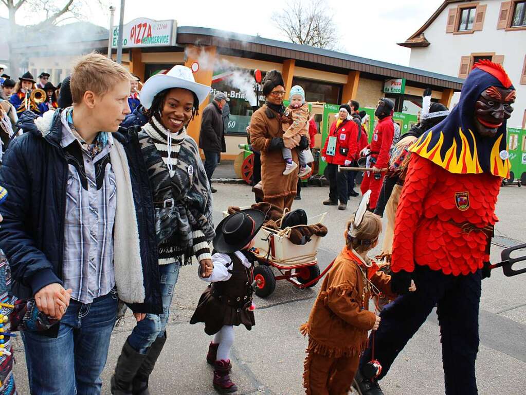 Kinderumzugs-Dreiertreffen in Kollnau.