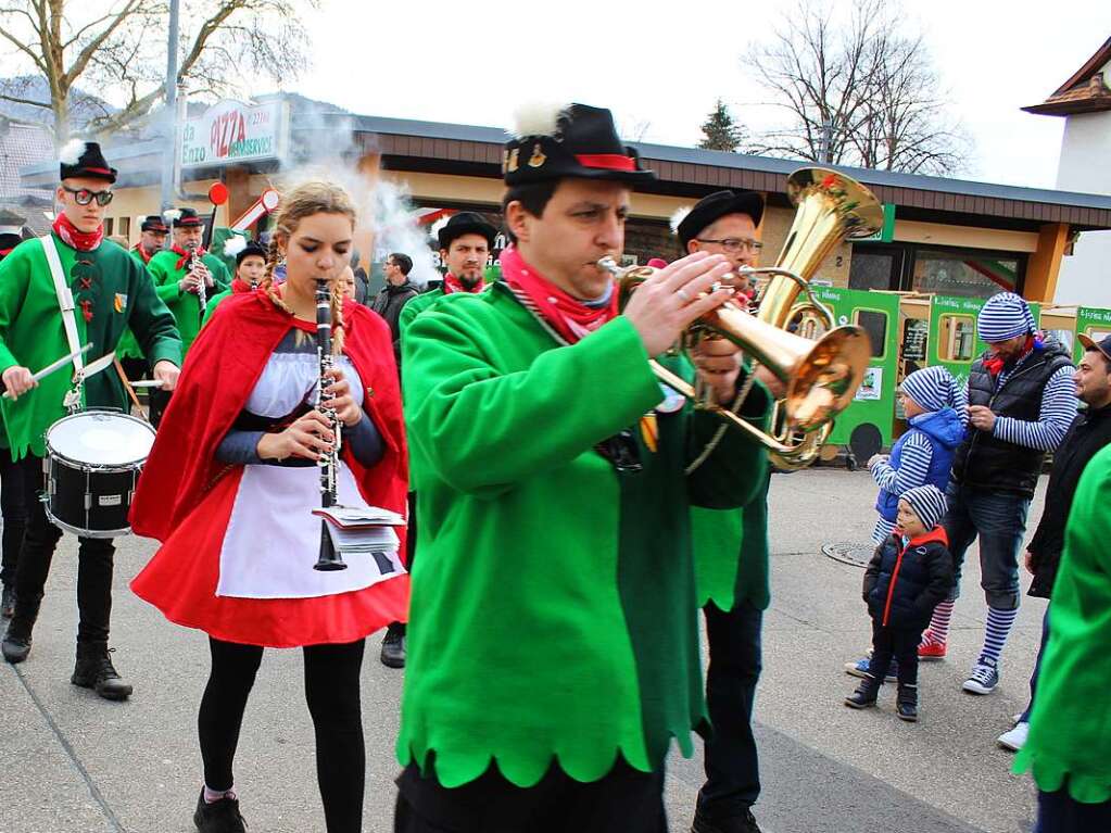 Kinderumzugs-Dreiertreffen in Kollnau.