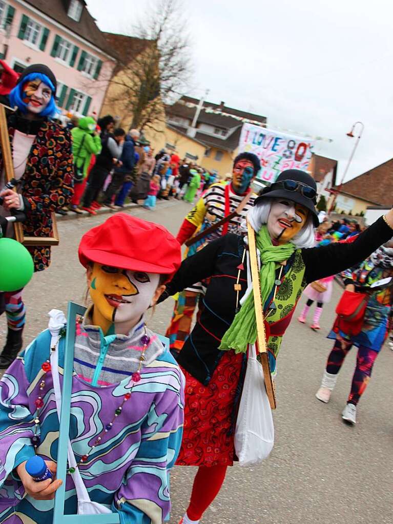 Bunt und ausgelassen: der Gottenheimer Fasnachtsumzug