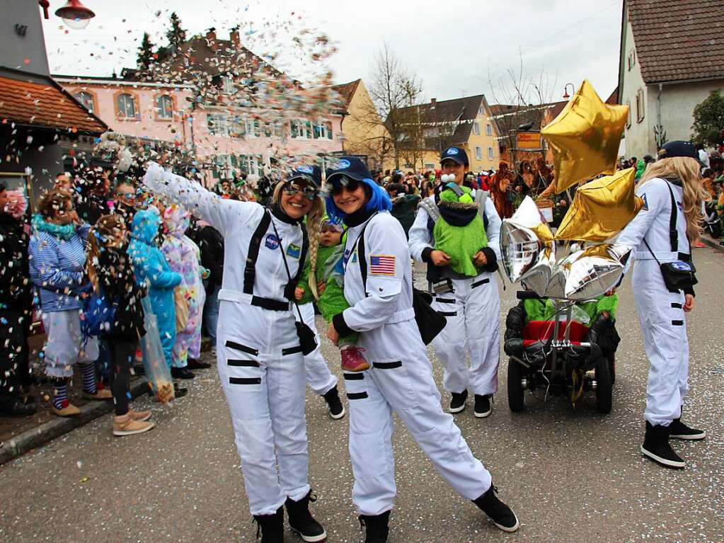 Die Fasnetsjnger auf Weltraummission