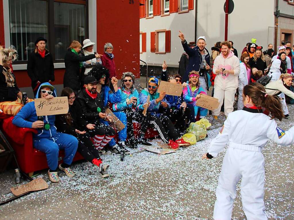 Bunt und ausgelassen: der Gottenheimer Fasnachtsumzug