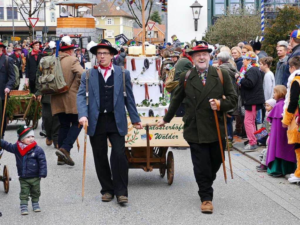 Schn war’s in Wehr beim Umzug am Sonntag.