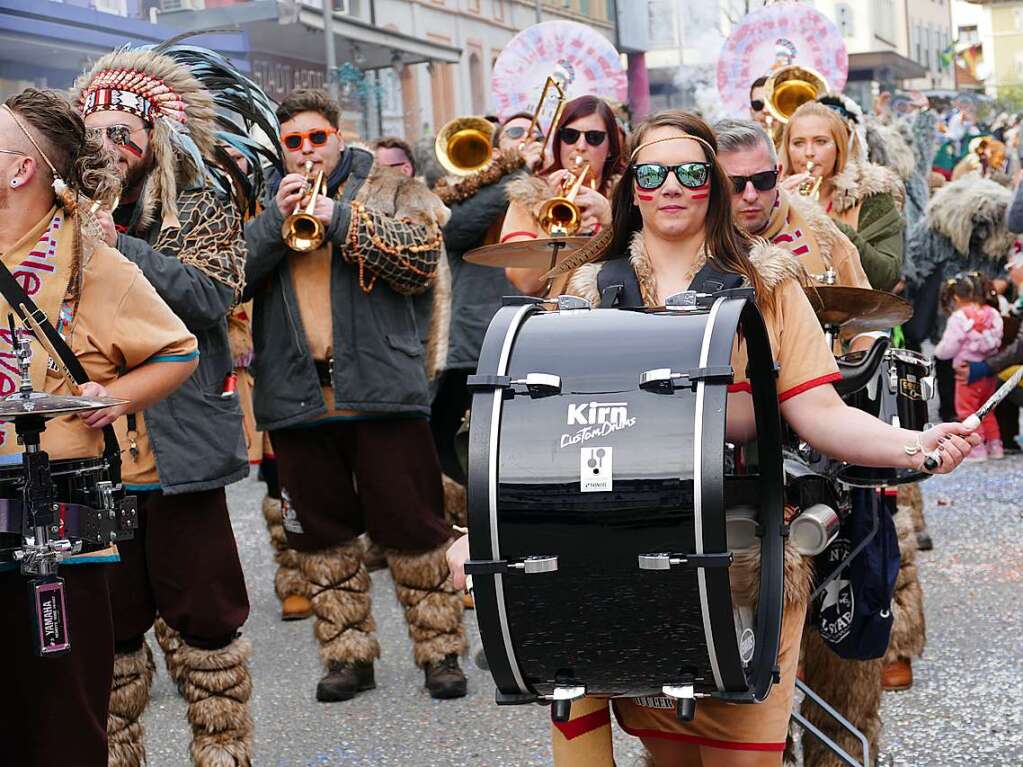 Schn war’s in Wehr beim Umzug am Sonntag.