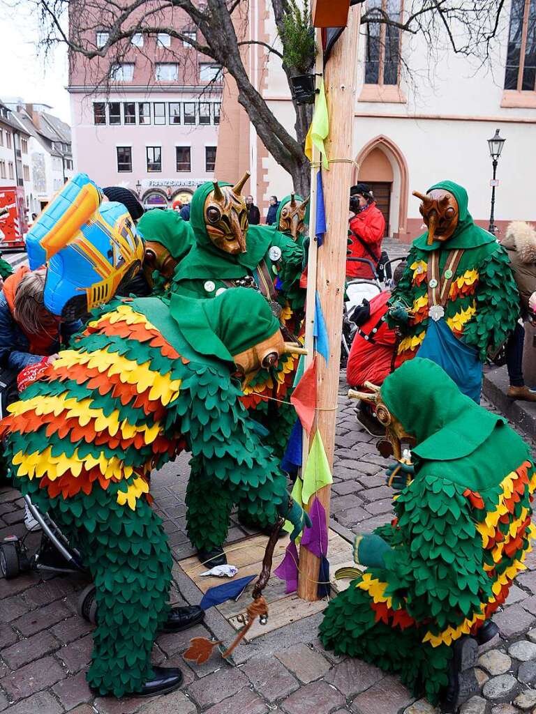 Straenfasnet in der Innenstadt