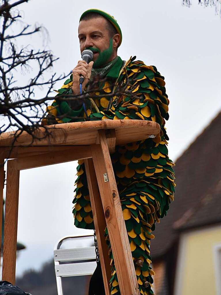 Ein bunter Gaudiwurm bewegte sich am Fasnetsonntag durch Kirchzarten