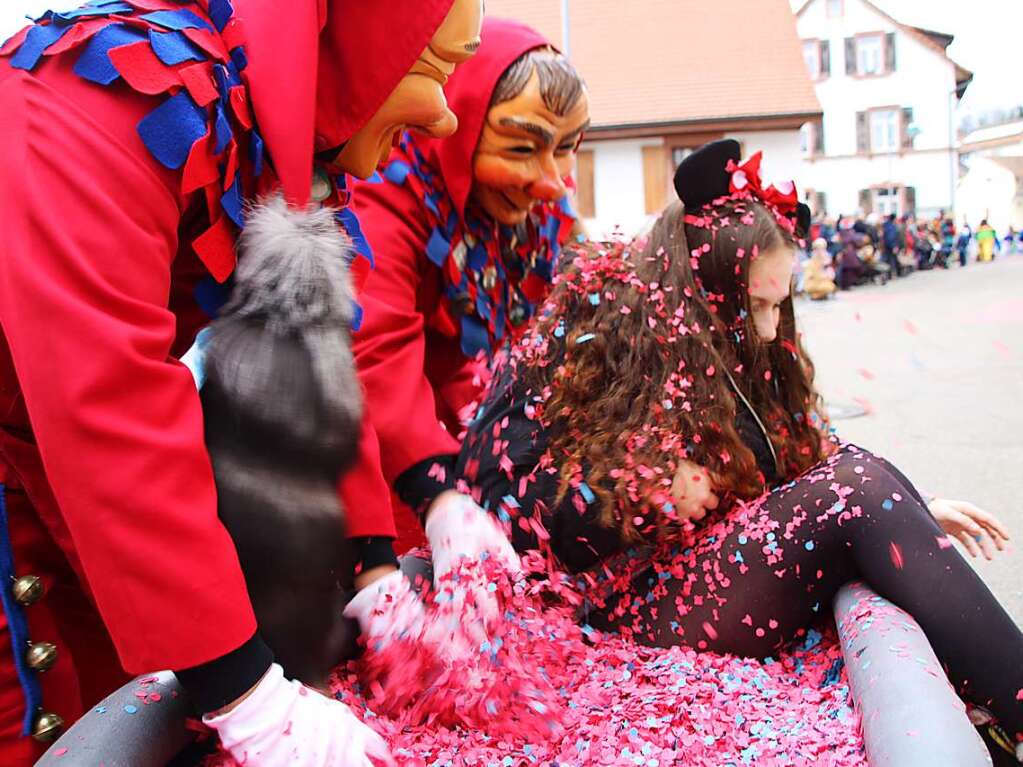 Impressionen vom Isteiner Fasnachtsumzug