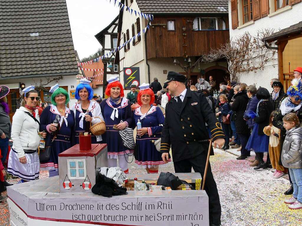 Impressionen vom Isteiner Fasnachtsumzug