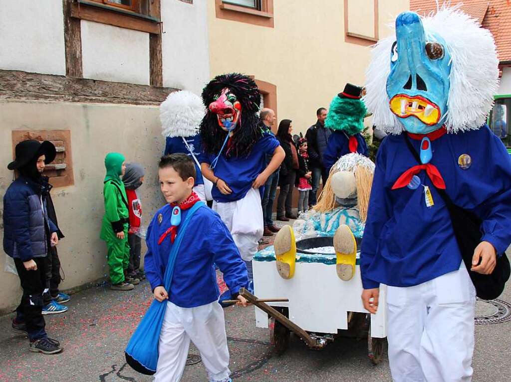 Impressionen vom Isteiner Fasnachtsumzug