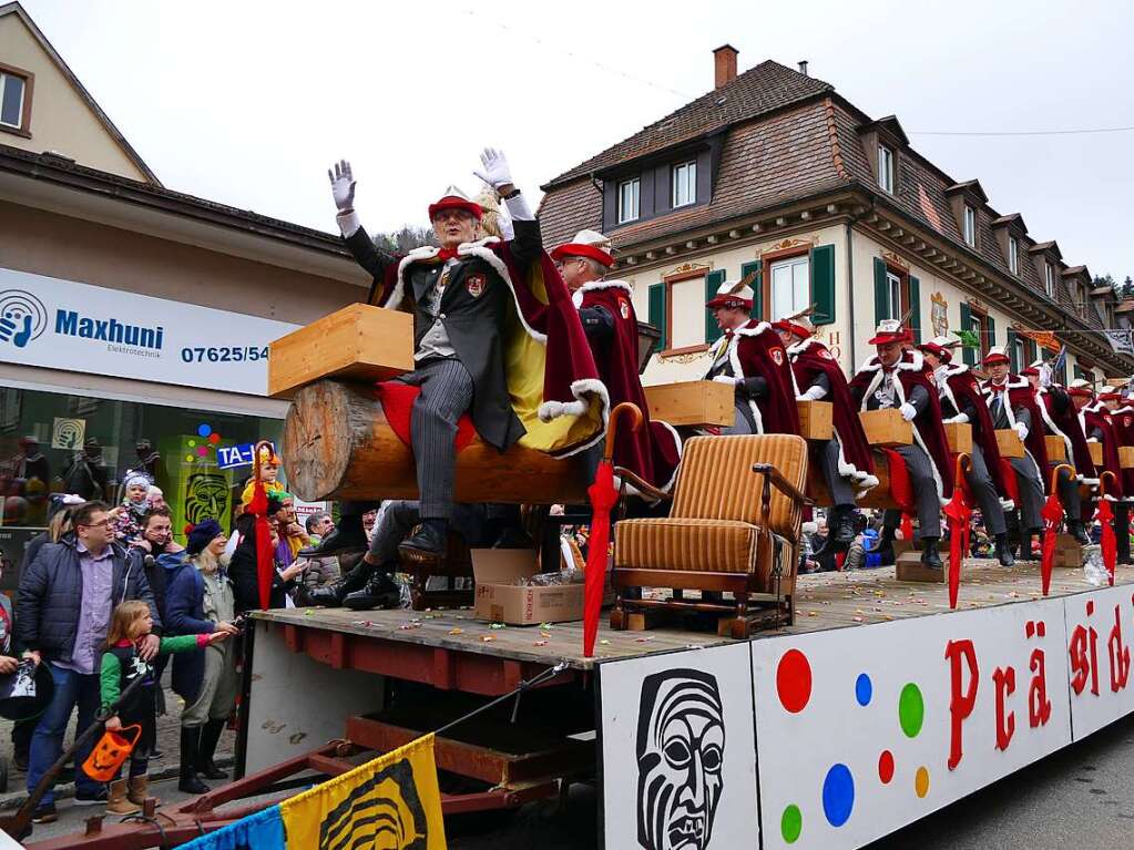 Impressionen vom Zeller Fasnachtsumzug