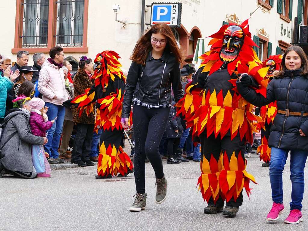 Impressionen vom Zeller Fasnachtsumzug