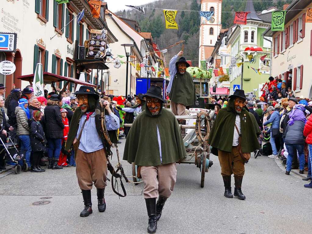 Impressionen vom Zeller Fasnachtsumzug